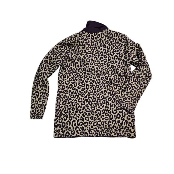 Women's ANN TAYLOR Animal Print Cardigan Sweater Small - Picture 3 of 5